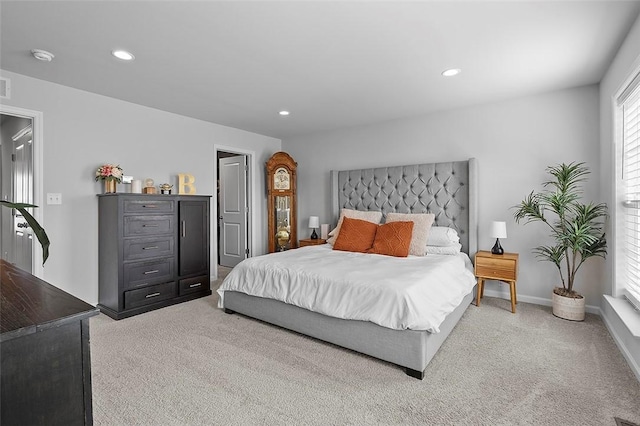 3155 Preston Way, Bridgeville, PA 15017 - bedroom with light colored carpet and recessed lighting