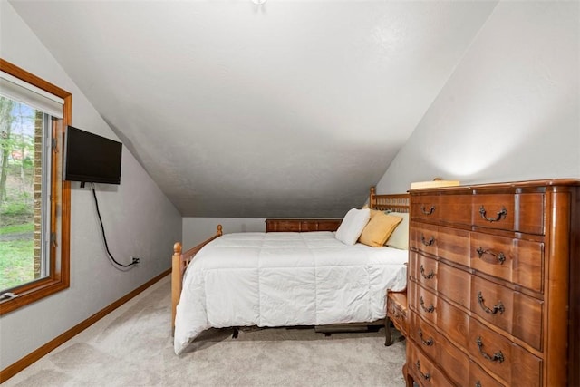 268 Glade Mills Rd, Middlesex Twp, PA 16059 - bedroom with vaulted ceiling and light colored carpet