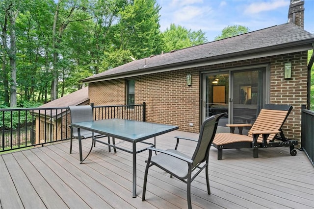 268 Glade Mills Rd, Middlesex Twp, PA 16059 - wooden deck featuring outdoor dining area