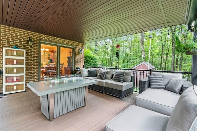 268 Glade Mills Rd, Middlesex Twp, PA 16059 - deck with outdoor lounge area