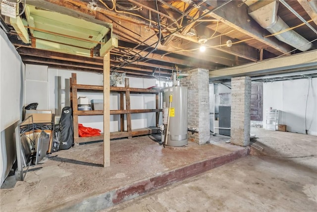 880 Patton St, Monroeville, PA 15146 - unfinished basement with gas water heater