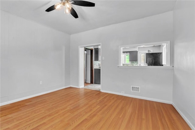 880 Patton St, Monroeville, PA 15146 - spare room featuring wood finished floors and ceiling fan