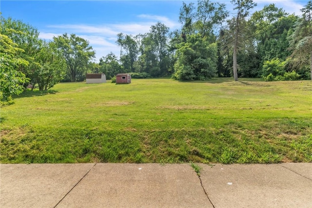 880 Patton St, Monroeville, PA 15146 - view of green lawn with a storage shed
