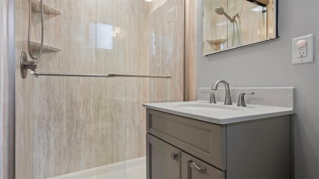 77 Ridgecrest Dr, Wilkins Twp, PA 15235 - bathroom with a shower and vanity