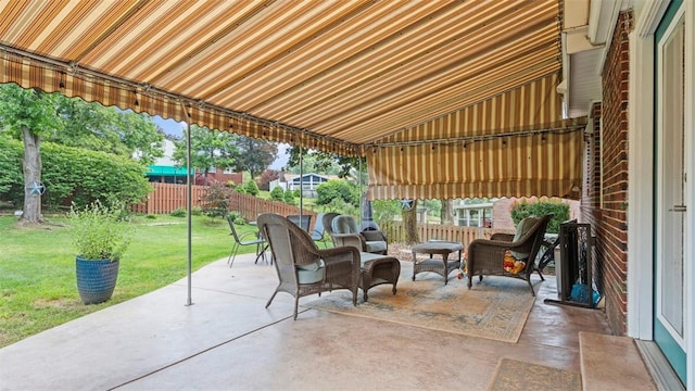 77 Ridgecrest Dr, Wilkins Twp, PA 15235 - fenced backyard featuring a patio