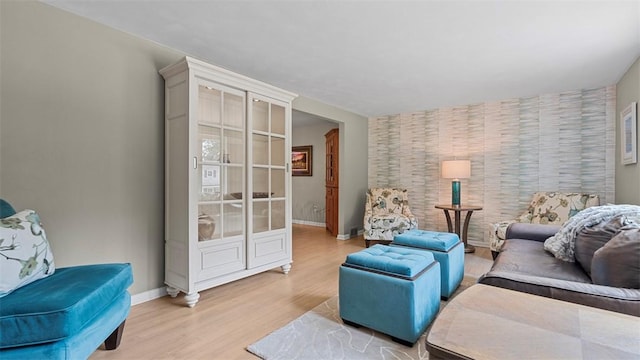 77 Ridgecrest Dr, Wilkins Twp, PA 15235 - living room featuring light wood-type flooring
