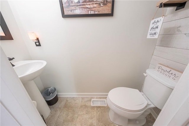 107 Marias Way S, Park, PA 15129 - half bathroom featuring toilet and baseboards
