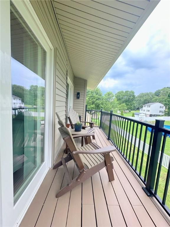 132 Terrace Dr, North Sewickley Twp, PA 16117 - view of wooden deck