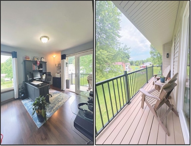 132 Terrace Dr, North Sewickley Twp, PA 16117 - deck featuring a lawn