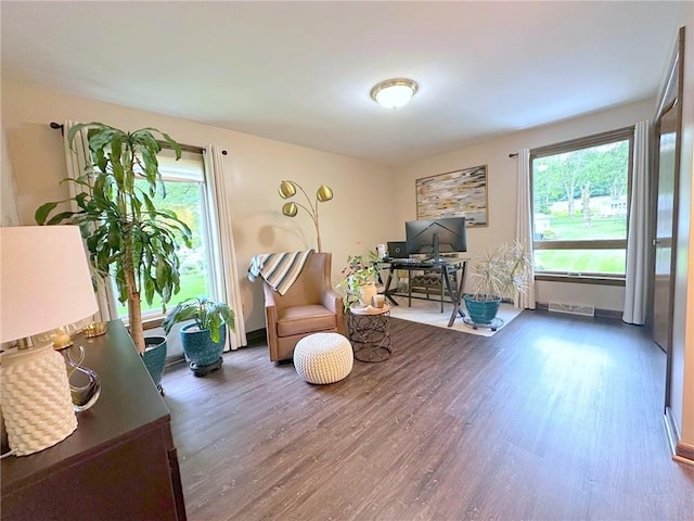 132 Terrace Dr, North Sewickley Twp, PA 16117 - sitting room with wood finished floors