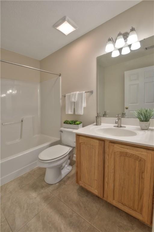 651 Village Green Blvd E, Adams Twp, PA 16046 - bathroom featuring vanity, shower / bath combination, and tile patterned floors