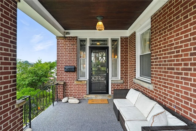 3100 Wainbell Ave, Dormont, PA 15216 - entrance to property with an outdoor hangout area and brick siding