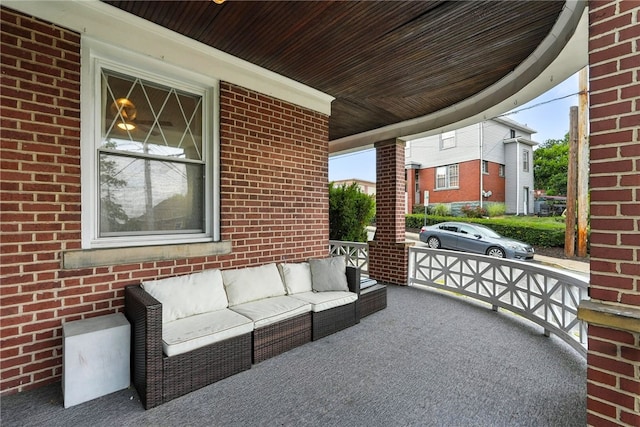3100 Wainbell Ave, Dormont, PA 15216 - porch featuring an outdoor living space