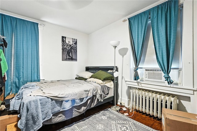 3100 Wainbell Ave, Dormont, PA 15216 - bedroom featuring radiator, wood finished floors, and cooling unit