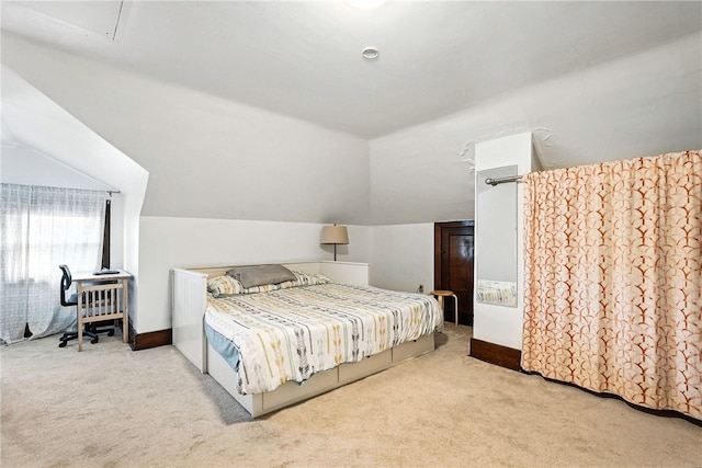 3100 Wainbell Ave, Dormont, PA 15216 - bedroom with carpet flooring and vaulted ceiling