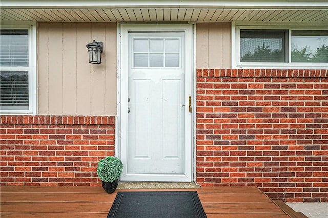 125 Holstein Dr, North Fayette, PA 15071 - entrance to property with brick siding