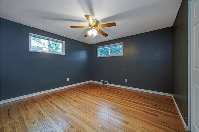 125 Holstein Dr, North Fayette, PA 15071 - empty room featuring wood finished floors and ceiling fan