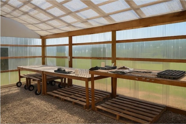 405 Hogg Rd, Worthington, PA 16262 - sunroom with carpet and vaulted ceiling