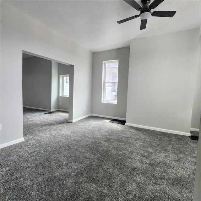 1914 Arlington Ave, Arlington, PA 15210 - spare room featuring carpet flooring and a ceiling fan