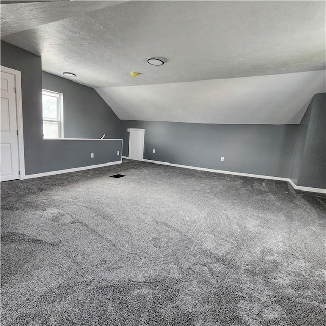 1914 Arlington Ave, Arlington, PA 15210 - bonus room featuring lofted ceiling, carpet floors, and a textured ceiling