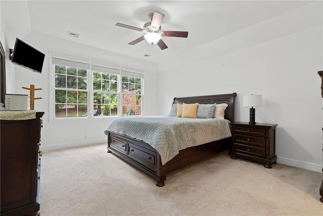 202 Providence Ct, Adams Twp, PA 16059 - bedroom featuring light colored carpet and a ceiling fan