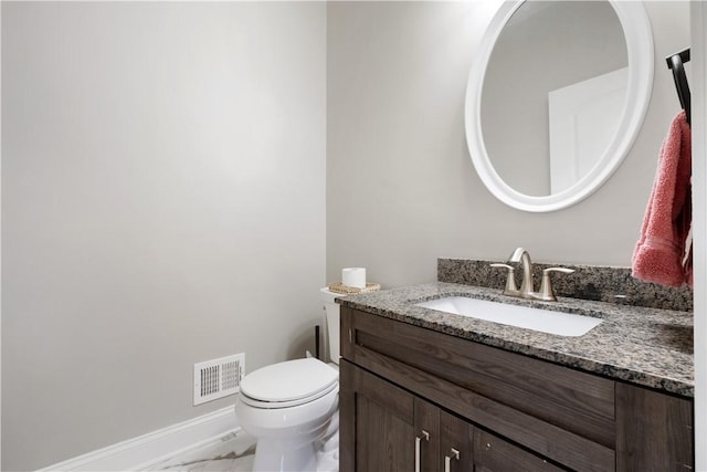 507 Saddlewood Dr, Peters Twp, PA 15367 - bathroom featuring vanity and marble look tiles