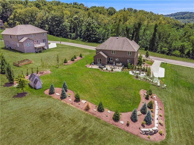 507 Saddlewood Dr, Peters Twp, PA 15367 - view from above of property featuring a heavily wooded area
