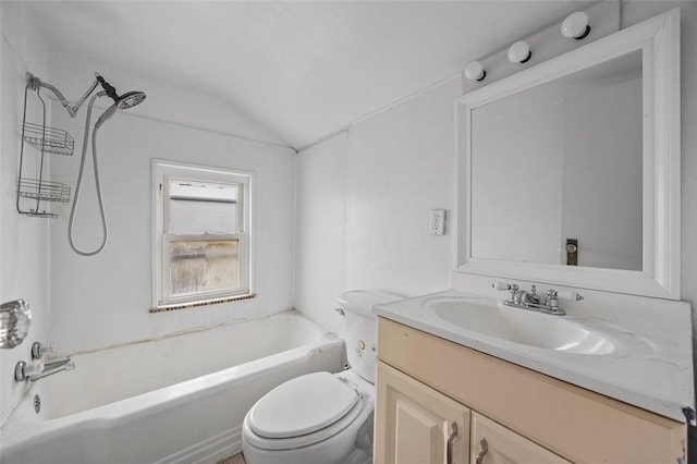 1 Core, City Of Washington, PA 15301 - bathroom with vaulted ceiling, vanity, and shower / tub combination