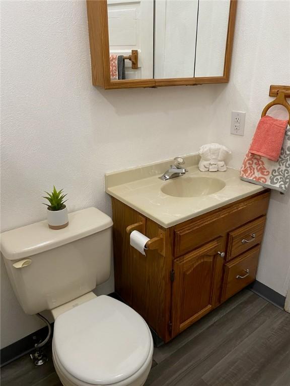 318 Mueller Ave, Crafton, PA 15205 - bathroom featuring vanity and wood finished floors