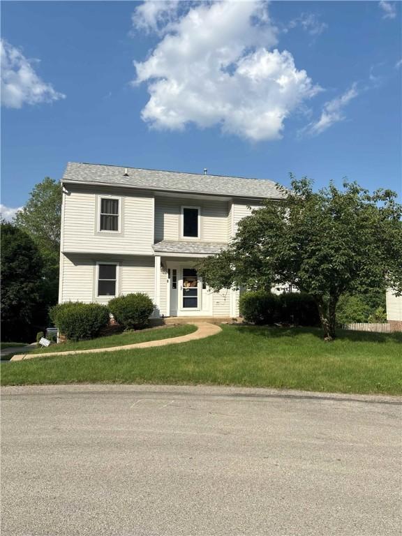 853 Emerald Dr, Plum Boro, PA 15068 - view of front of home featuring a front lawn