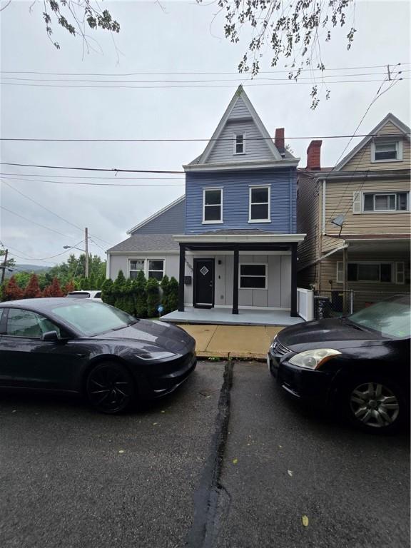 5303 Wickliff St, Lawrenceville, PA 15201 - view of front of house with covered porch