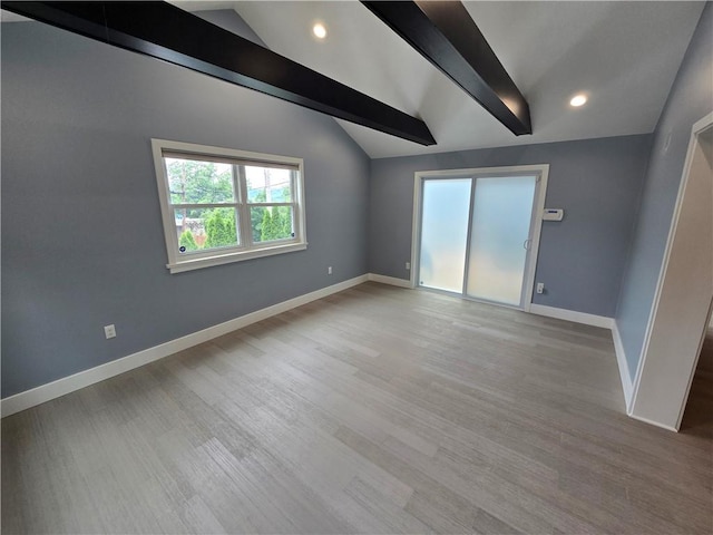 5303 Wickliff St, Lawrenceville, PA 15201 - empty room with light wood-type flooring and recessed lighting