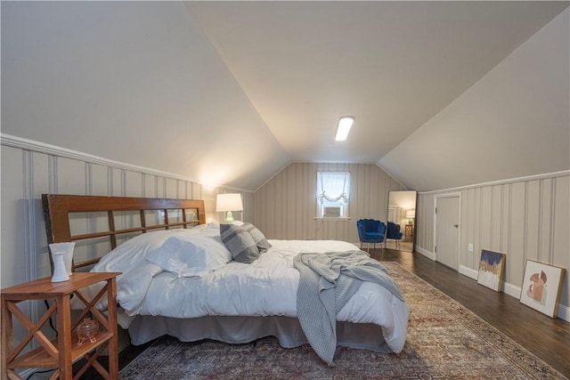 3715 Tuscarawas Rd, Brighton Twp, PA 15009 - bedroom featuring lofted ceiling and wood finished floors