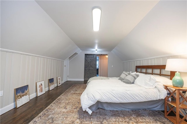 3715 Tuscarawas Rd, Brighton Twp, PA 15009 - bedroom featuring wood finished floors and lofted ceiling