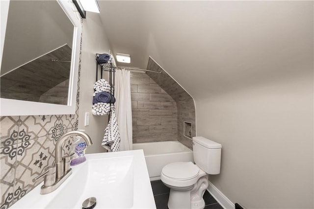 3715 Tuscarawas Rd, Brighton Twp, PA 15009 - bathroom with tile patterned flooring, shower / bathtub combination with curtain, and vanity