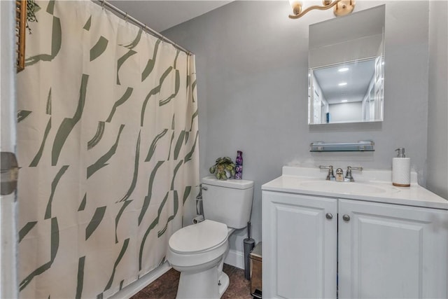 3616 Allendale Cir, Sheraden, PA 15204 - bathroom featuring vanity and a shower with shower curtain