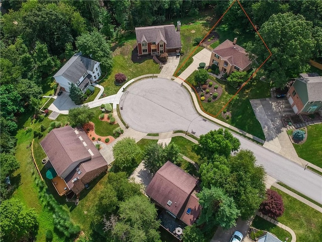 329 Oak Grove Ct, Mccandless, PA 15090 - aerial perspective of suburban area