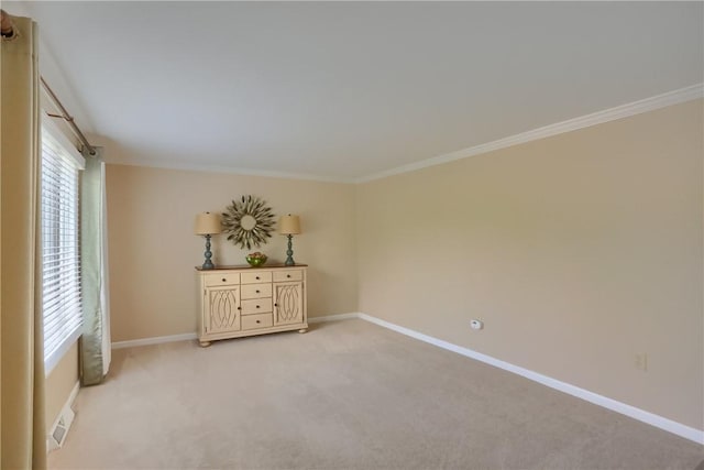 329 Oak Grove Ct, Mccandless, PA 15090 - unfurnished room with light carpet and crown molding