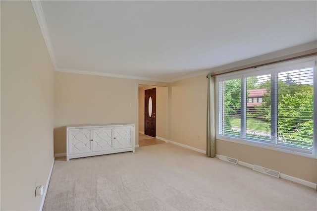 329 Oak Grove Ct, Mccandless, PA 15090 - unfurnished room with ornamental molding and light carpet