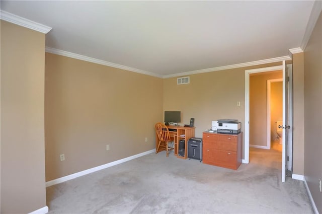 329 Oak Grove Ct, Mccandless, PA 15090 - office space featuring crown molding and light carpet