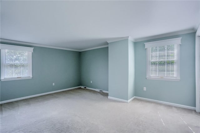 329 Oak Grove Ct, Mccandless, PA 15090 - carpeted empty room featuring ornamental molding and baseboards