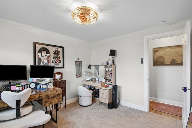 68 Cynthia Dr, Carnegie, PA 15106 - home office with carpet flooring and baseboards
