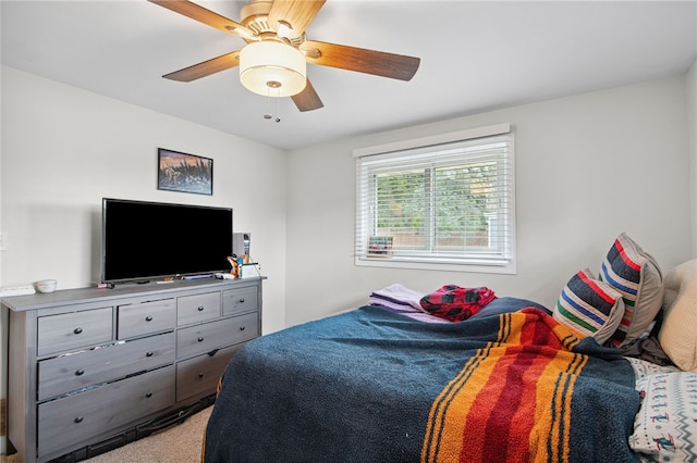 68 Cynthia Dr, Carnegie, PA 15106 - bedroom featuring light carpet and a ceiling fan