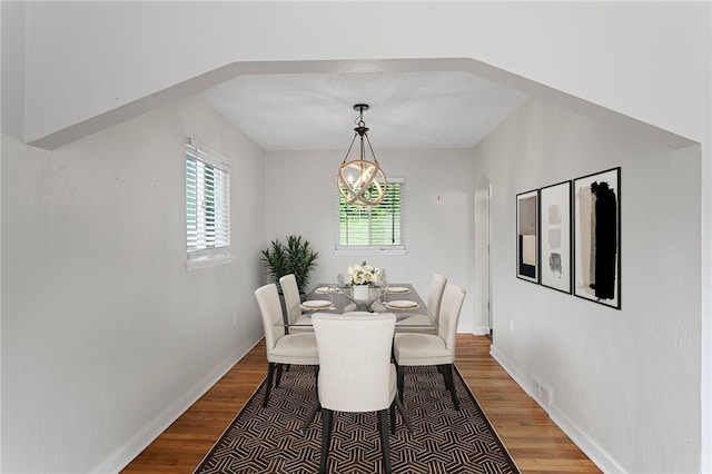 334 Shaler St, Mt Washington, PA 15211 - dining area with a chandelier and wood finished floors