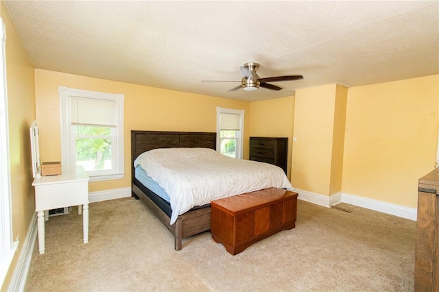 901 Alexander St, Shaler, PA 15116 - bedroom with light carpet and ceiling fan