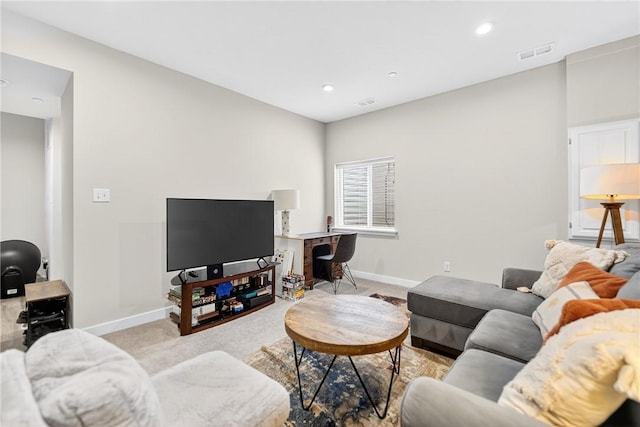 124 Rivulet Pl, Jackson Twp, PA 16063 - living room with light carpet and recessed lighting