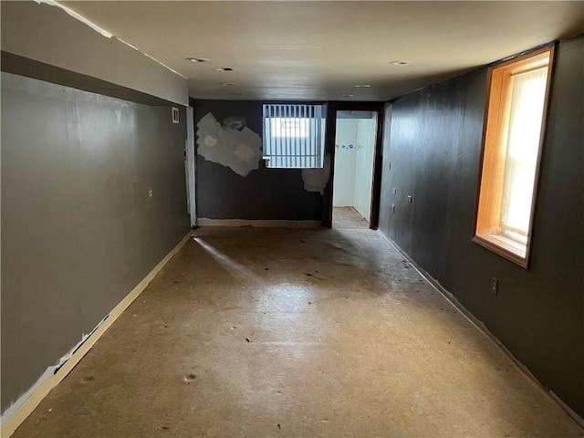 212 Shaffer Ave, Elizabeth Twp/Boro, PA 15037 - unfurnished room with concrete flooring and baseboards