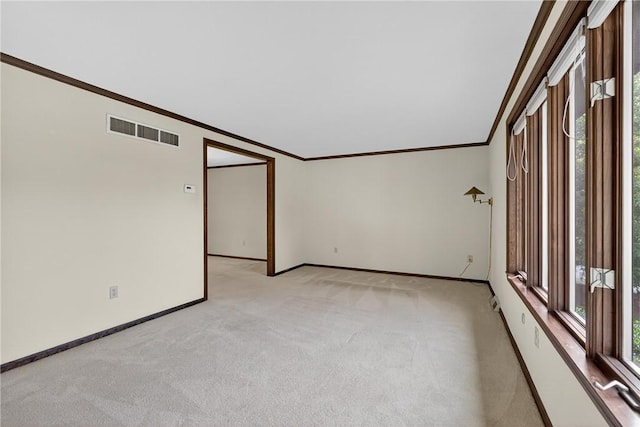 102 Barnwood Ln, Ross Twp, PA 15237 - unfurnished room featuring light colored carpet and ornamental molding