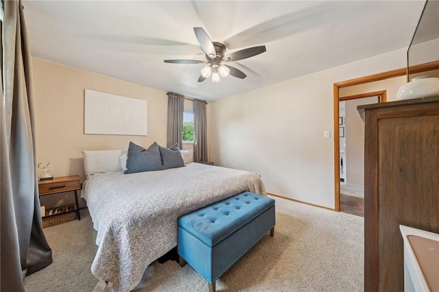 12 Lynmar Dr, Shaler, PA 15209 - carpeted bedroom with a ceiling fan and baseboards