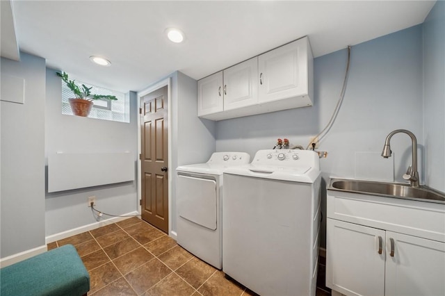 12 Lynmar Dr, Shaler, PA 15209 - laundry room with washing machine and dryer, cabinet space, and recessed lighting